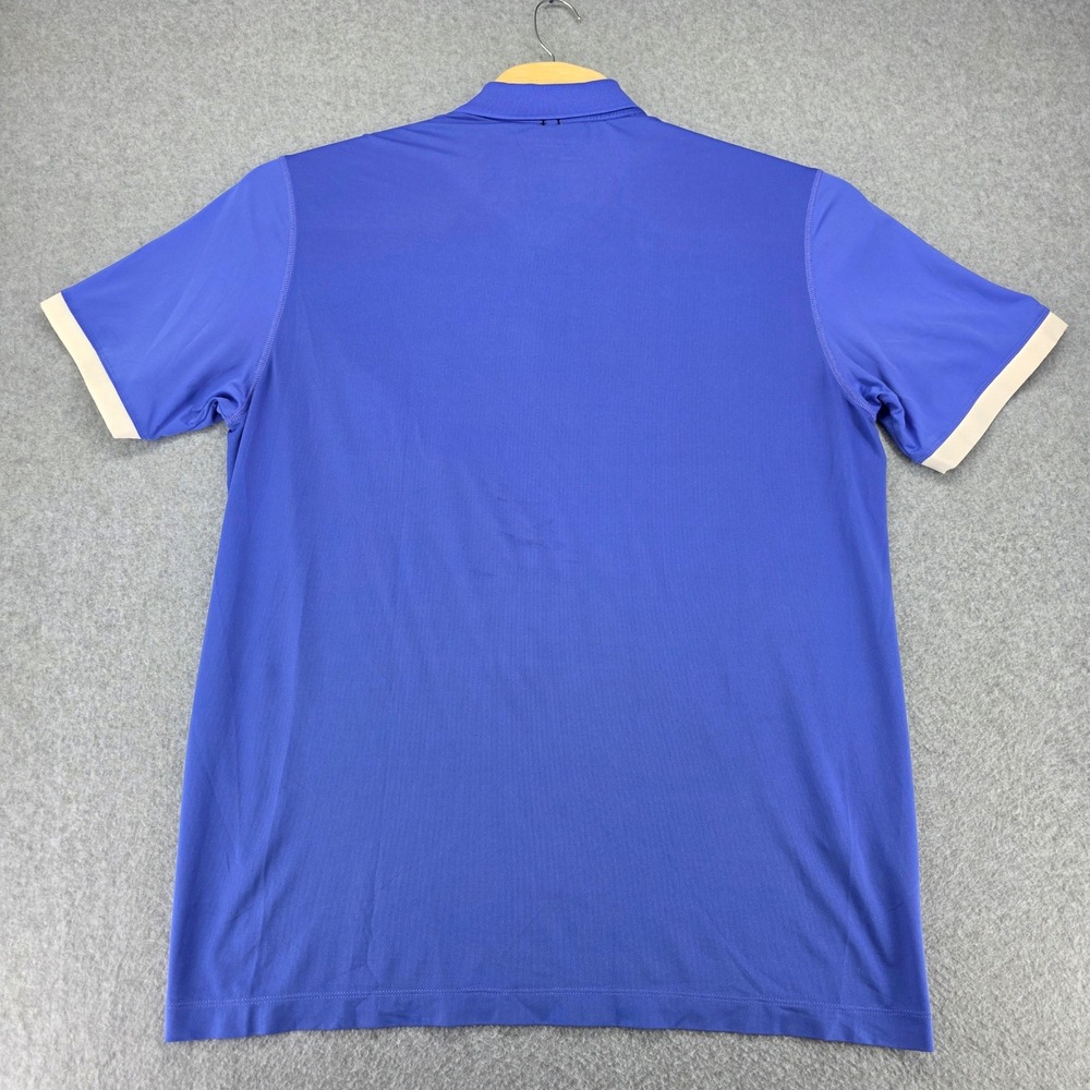 Nike Golf Tour Performance Dri Fit Polo Shirt Men's XL Blue Colorblock Pocket - Picture 3 of 12